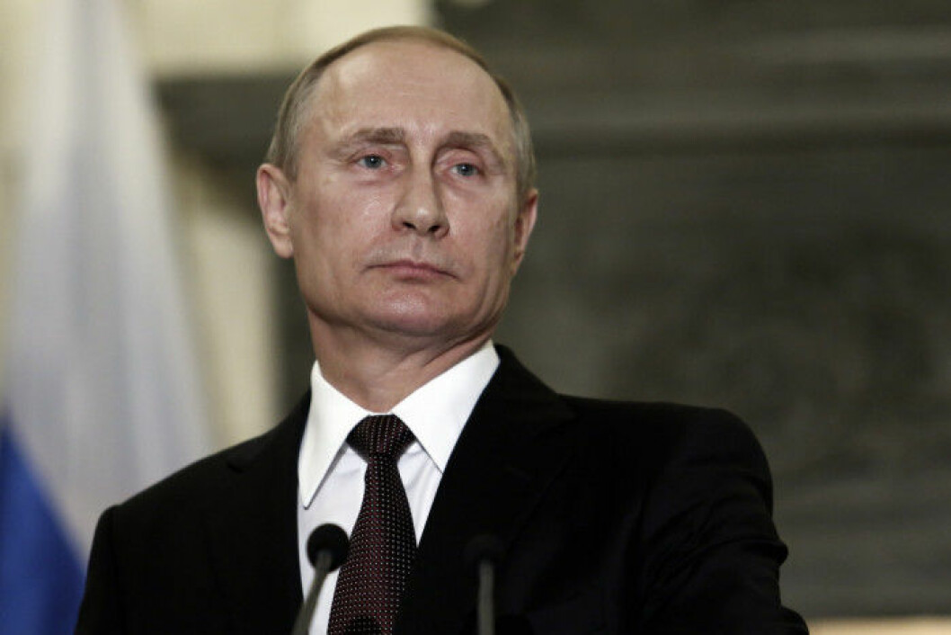 Rysslands president Vladimir Putin stöttar det nya lagförslaget om sänkt straff för våld i hemmet. 