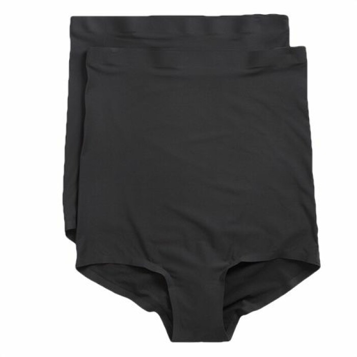 2-pack mammatrosor med hög midja och extra stretchig kvalitét från KappAhl.
