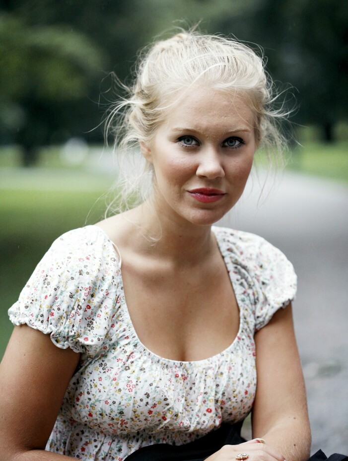 Isabella Löwengrip uppsatt hår 2008