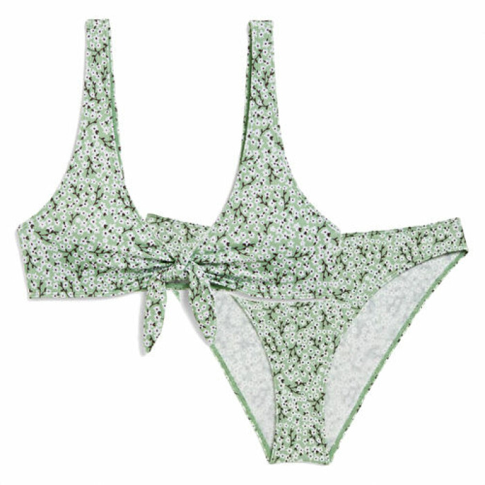 Grönmönstrad bikini från Monki