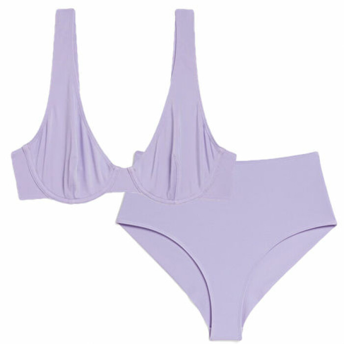 Ljuslila bikini från Monki