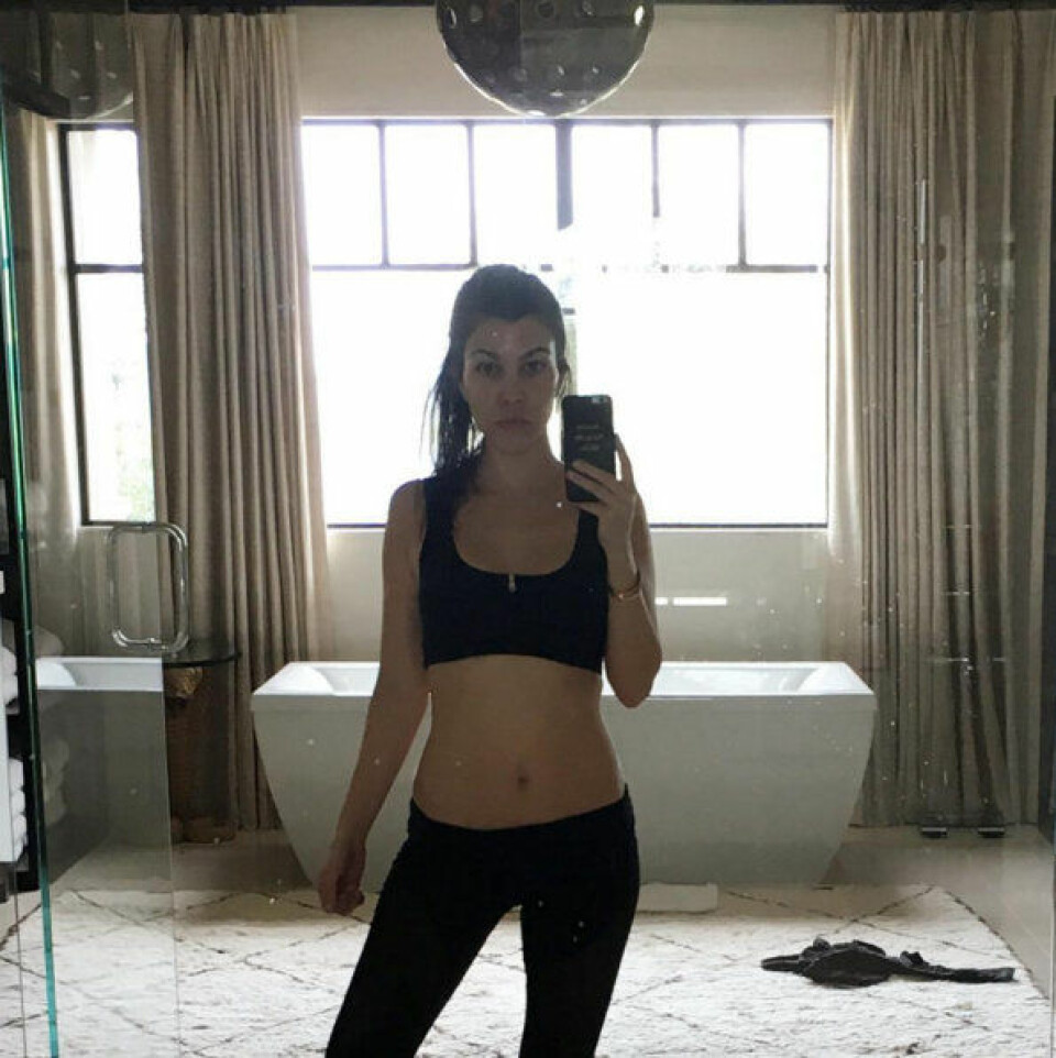 Kourtney är väldigt hälsomedveten och delar mer än gärna med sig av resultatet av timmarna på gymmet. Kourtney är väldigt hälsomedveten och delar mer än gärna med sig av resultatet av timmarna på gymmet.