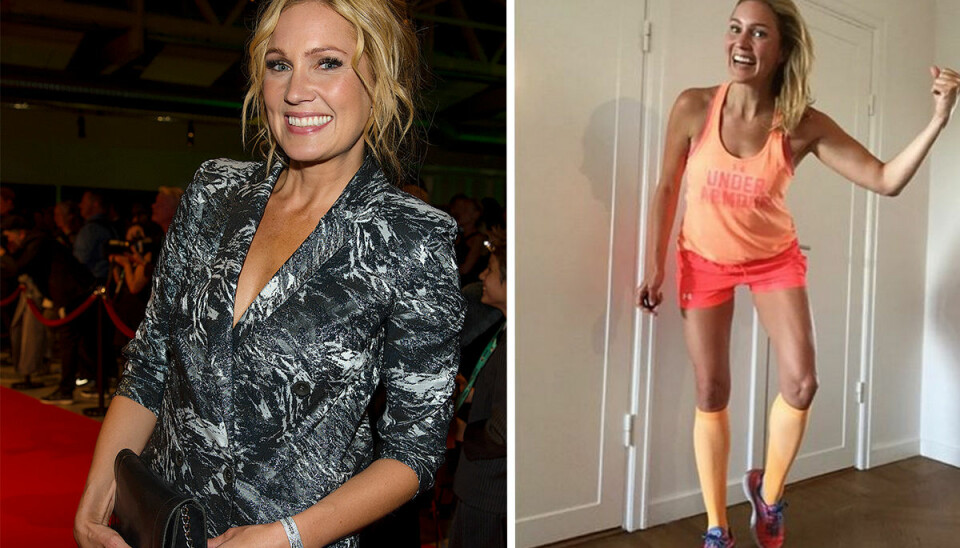 Jessica Almenäs nya superpass för synliga muskler