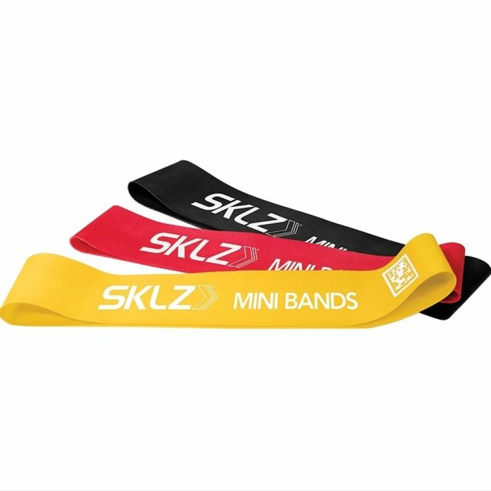 Dessa små behändiga miniband från SKLZ hjälper till att forma och stärka muskulaturen. Fungerar perfekt för höft och gluteusaktivering.