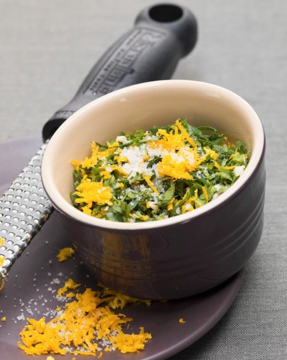 Recept: Trendsmaksättningen Gremolata