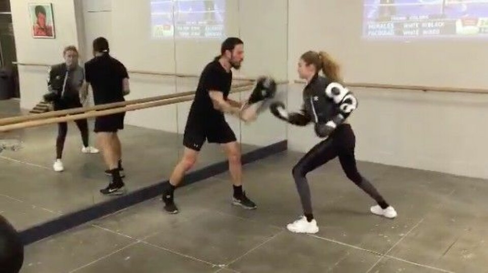 Så förberedde sig Gigi Hadid inför Victoria's secret fashion show