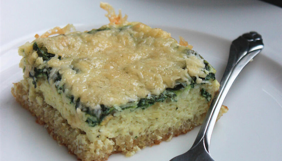 Recept: Hälsobakelse med quinoa och ägg
