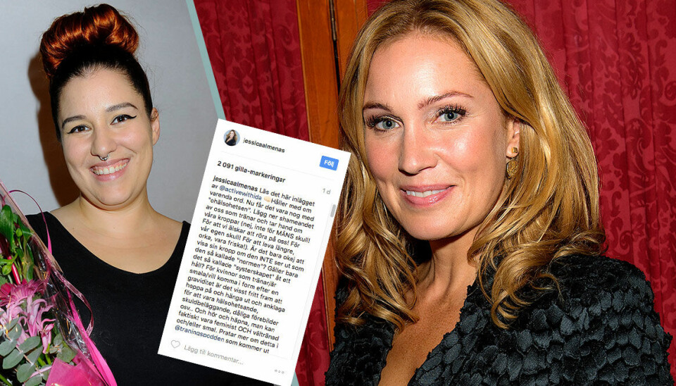 Feminist och vältränad? Därför bråkar Jessica Almenäs och Lady Dahmer