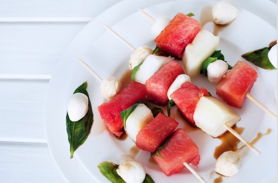 Isglass, enkel tårta och 3 andra drömrecept med vattenmelon