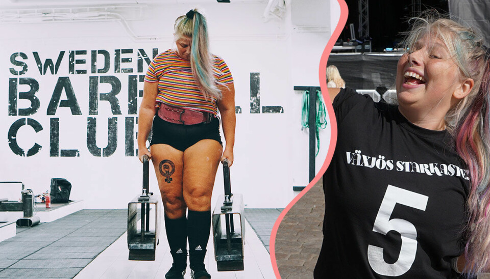 Styrkelyftaren Sara, 24: Att lyfta tungt gav mig bättre självförtroende