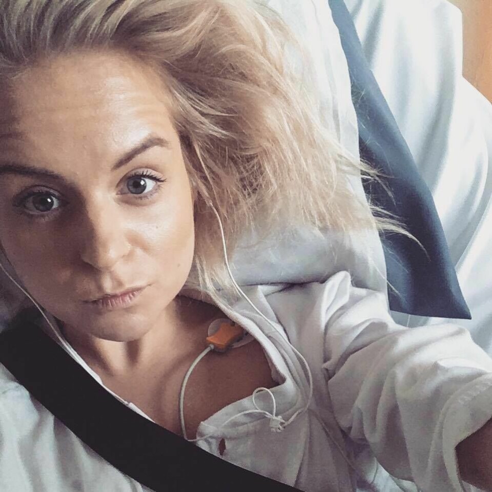 Janina, 25, blev svårt sjuk och fick en hjärtinfarkt – ett år senare kom hon tvåa på milen