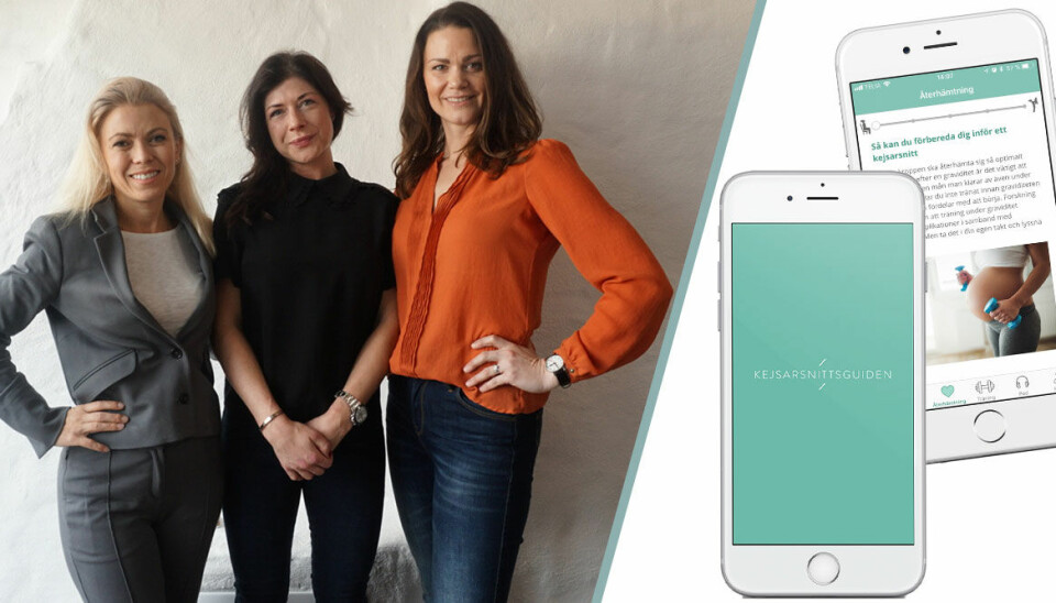 Nu finns appen som vill svara på dina frågor om kejsarsnitt