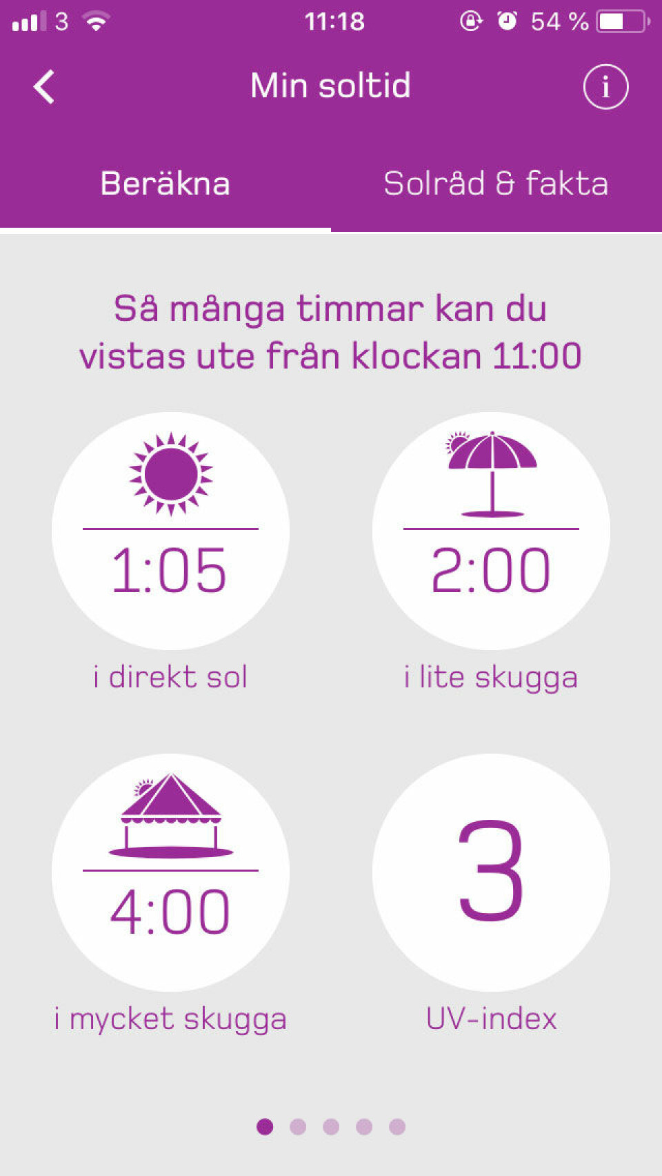 Den här appen visar hur länge du kan sola utan att bränna dig