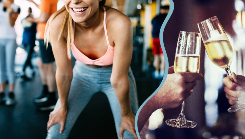 Nu öppnar gymmet där du kan dricka skumpa under träningen