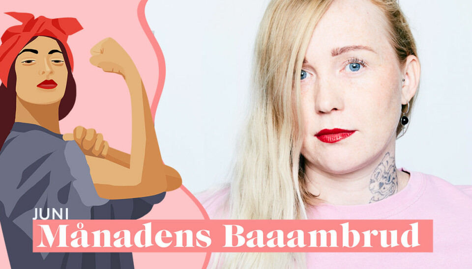 Jessica Hallbäck fyller tunnelbanan med feministisk konst: ”Allting är totalt spontant'