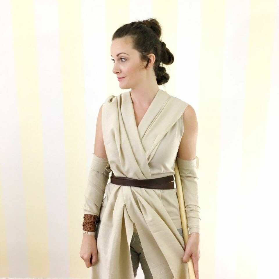 Nya Star Wars-hjältinnan Rey är ett enkelt och feministiskt val av kläder.Källa.