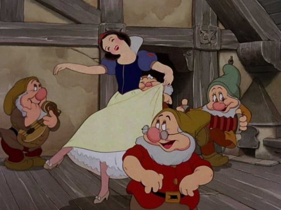 Disney-bilderna som beskriver en klassisk utekväll