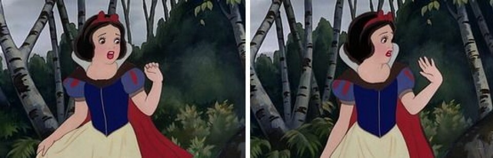 Disney-bilderna som beskriver en klassisk utekväll
