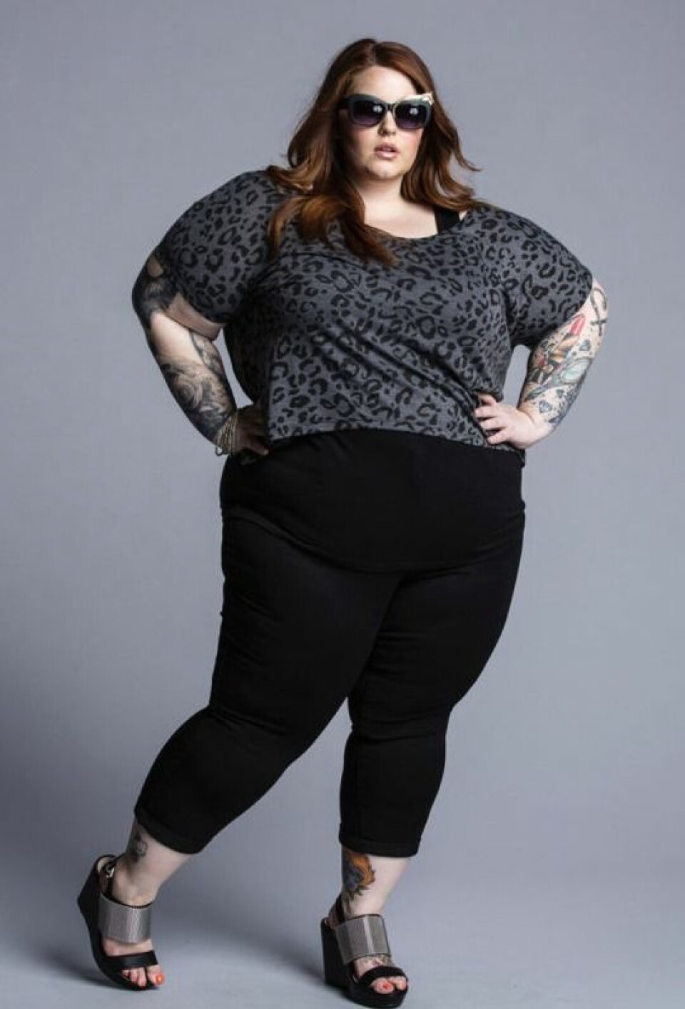 Plus size-modellen gör helt oretuscherad klädkampanj