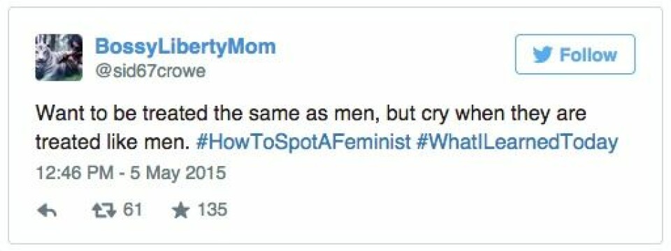 Här är hashtaggen som bevisar att feminism verkligen behövs