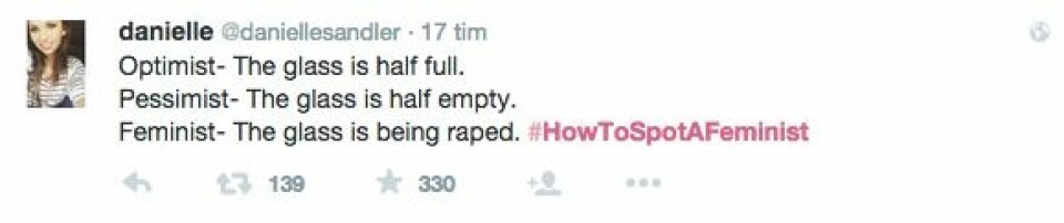 Här är hashtaggen som bevisar att feminism verkligen behövs
