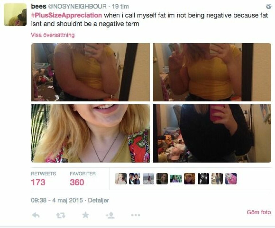 Nya hashtagtrenden hyllar kvinnors kurvor på Twitter