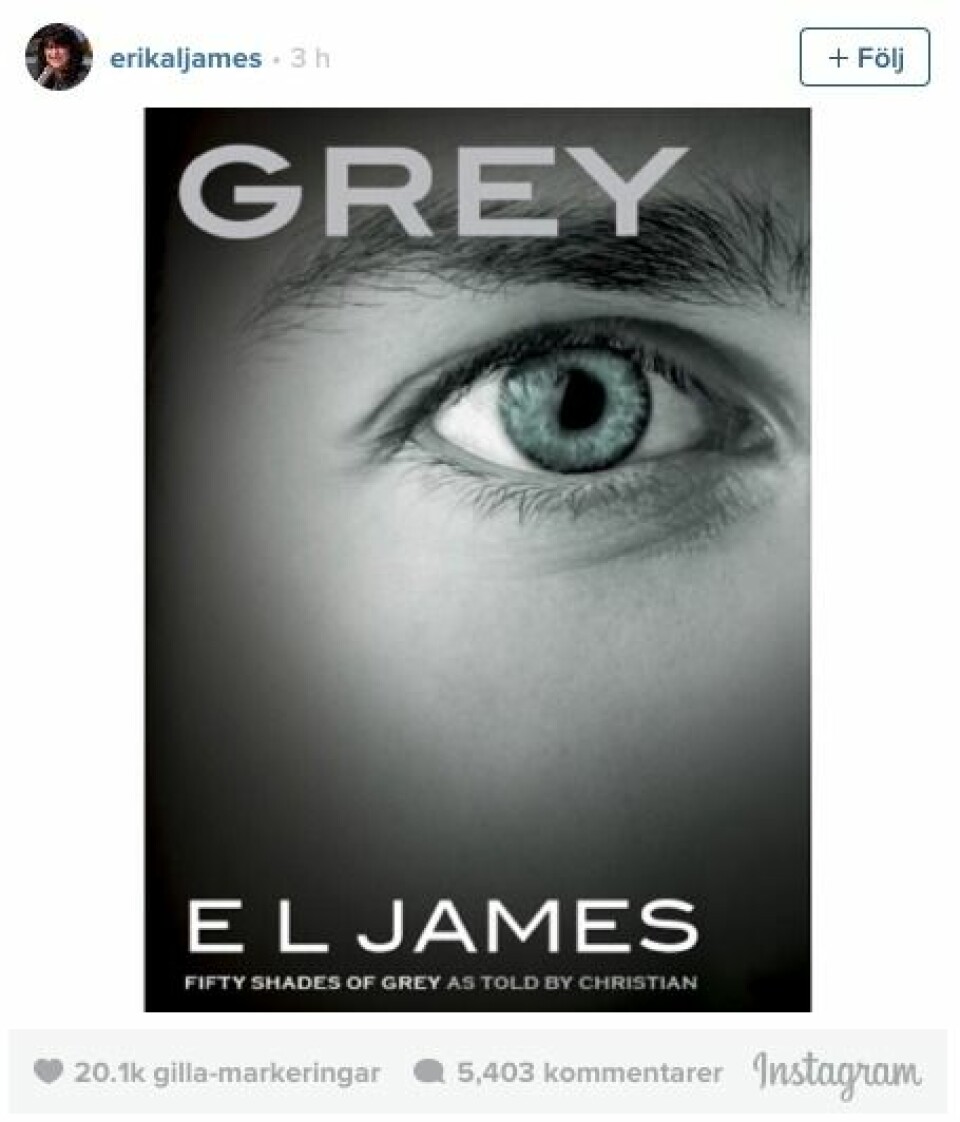 Nu släpps en fjärde Fifty shades of Grey-bok