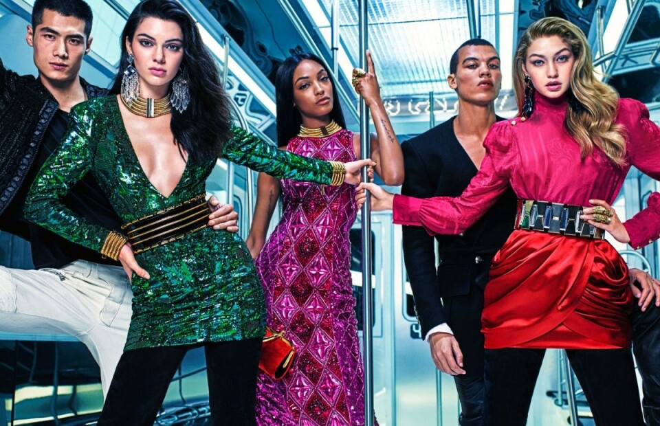 Se fler bilder från H&M och Balmains designsamarbete