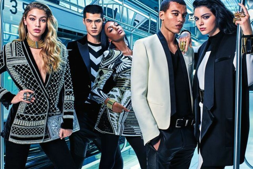 Se fler bilder från H&M och Balmains designsamarbete