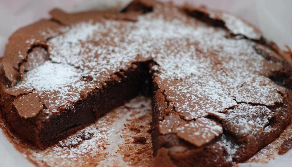 Smarrig kladdkaka med smak av chai