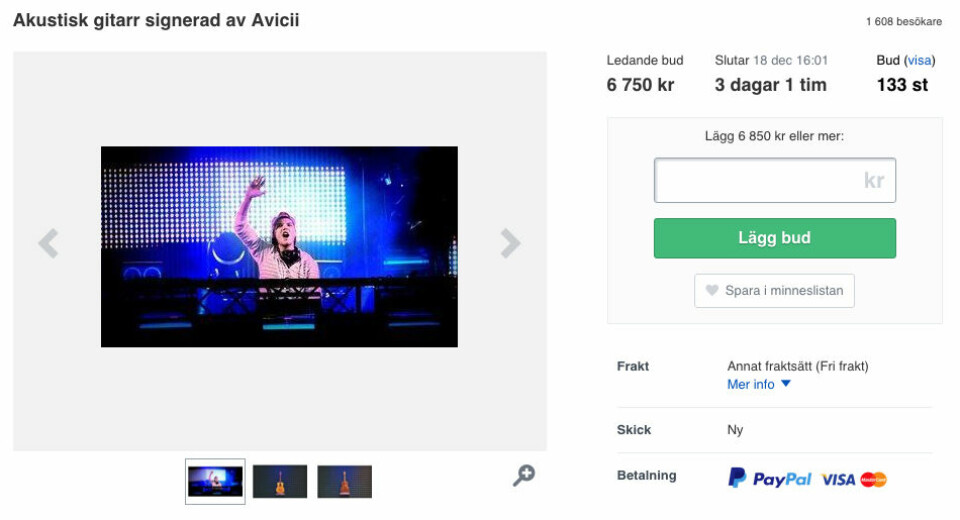 12 grymma Tradera-auktioner som stödjer Musikhjälpen