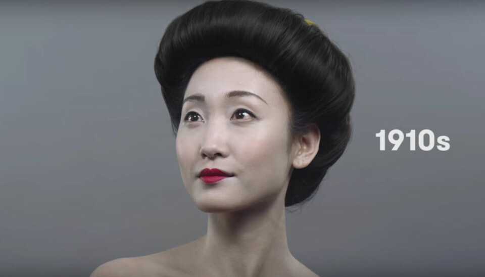 100 års skönhetsideal på mindre än två minuter