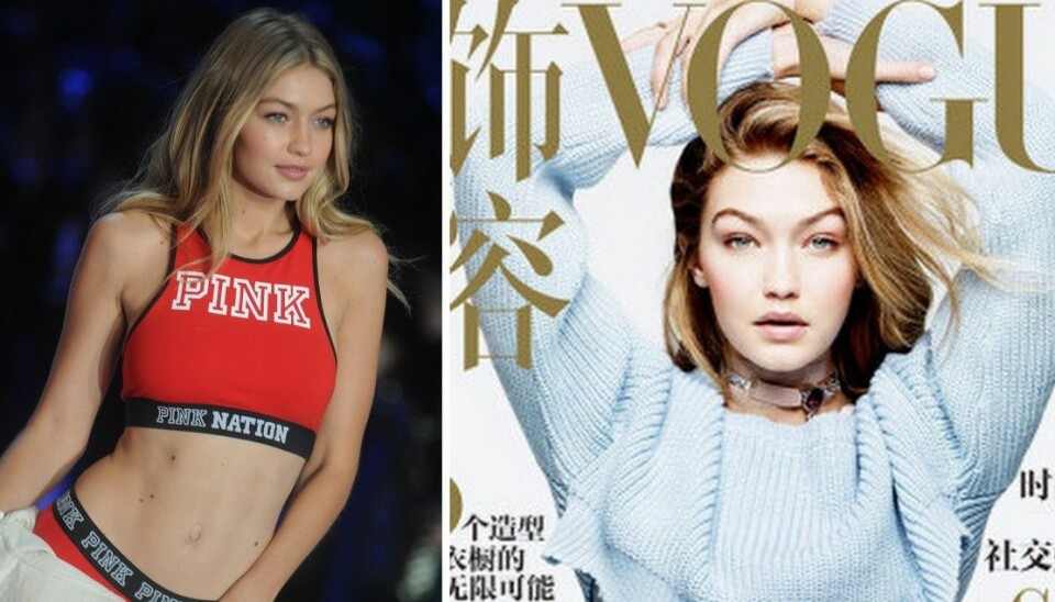 Photoshop-missen på Gigi Hadid får internet att rasa