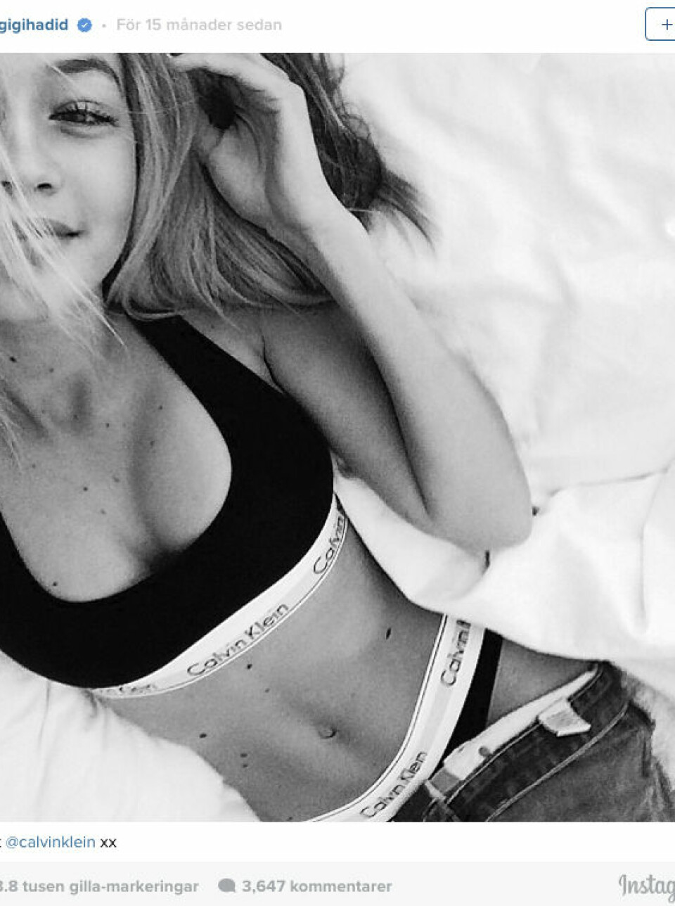 Photoshop-missen på Gigi Hadid får internet att rasa