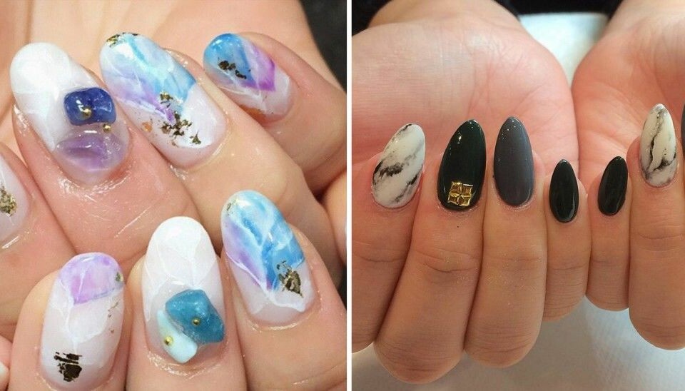Hetaste nageltrenden (med kristaller och marmor!)