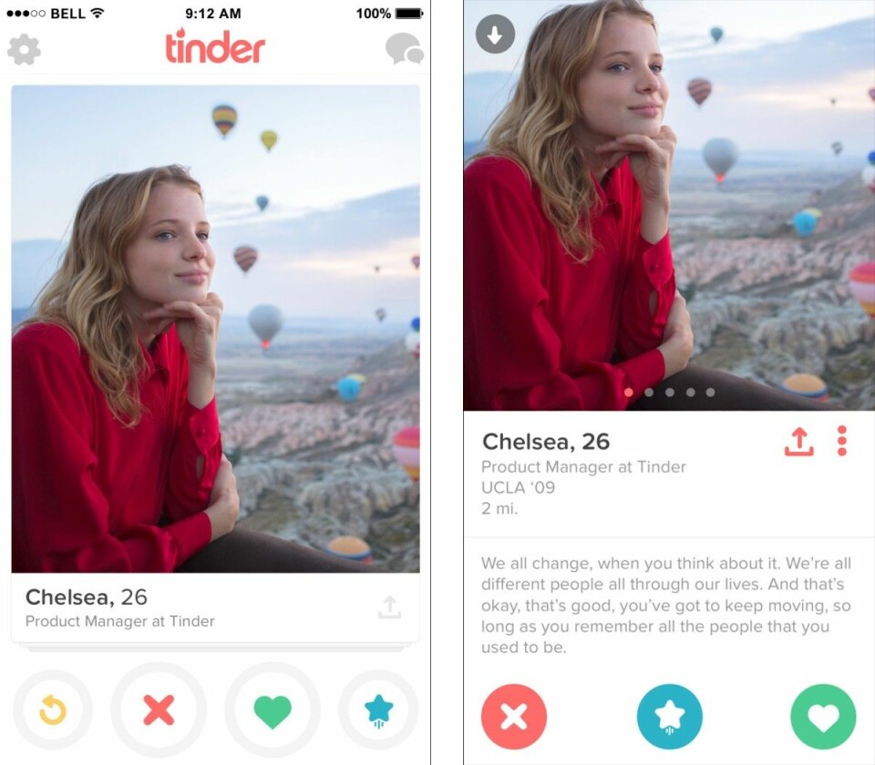 Tinders nya uppdatering är den bästa hittills