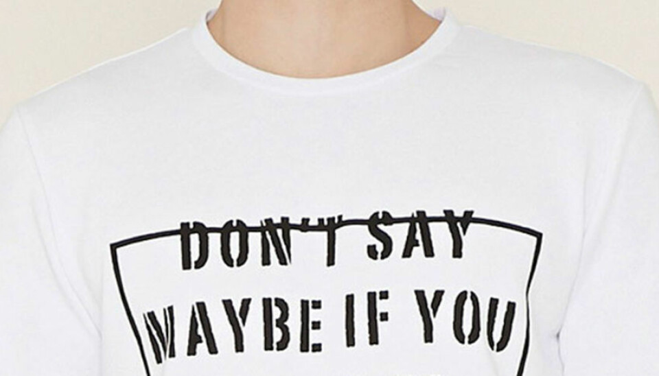 Forever 21 säljer t-shirt som försvarar sexuella övergrepp