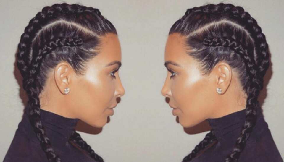 Tutorial: Så gör du Kim Kardashians snygga dutch braids