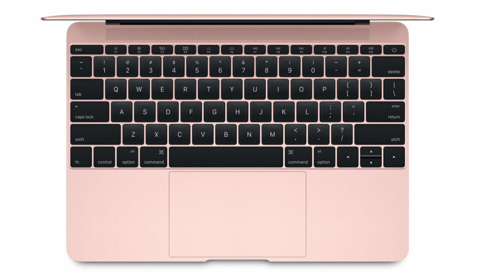 Apple har släppt en MacBook i roséguld