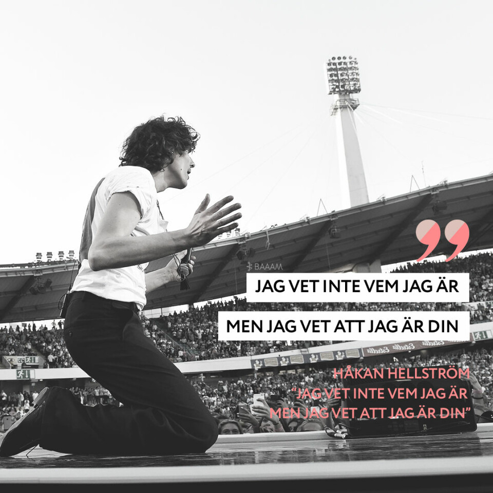 18 citat av Håkan Hellström som går rakt in i hjärtat