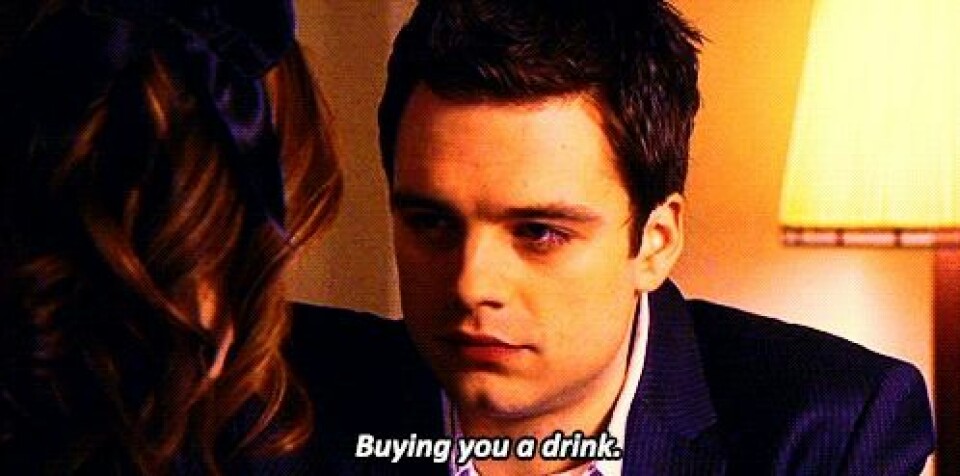 Carter Baizen flirtar med Blair i Gossip Girl. Carter Baizen flirtar med Blair i Gossip Girl.