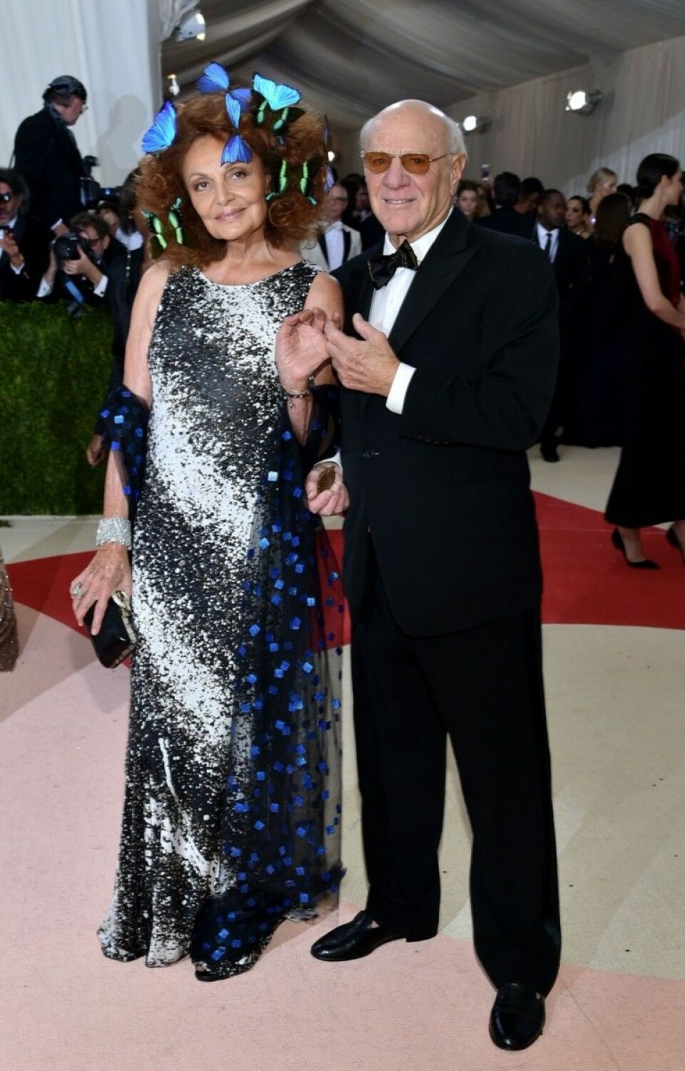 Diane von Fürstenberg med sällskap.