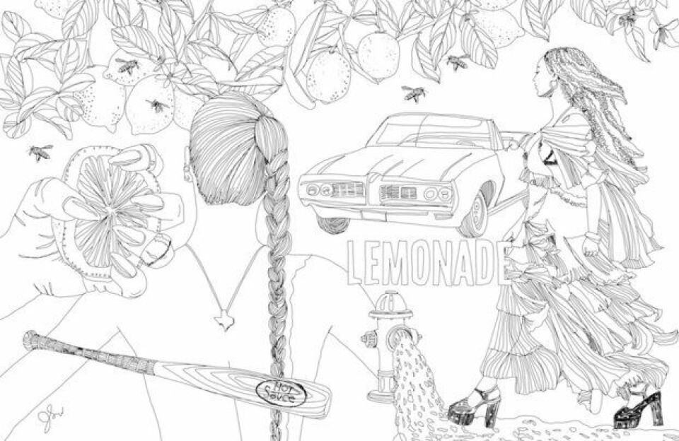 Beyoncés Lemonade har förvandlats till en målarbok