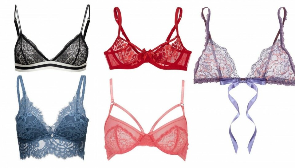 15 snygga bh:ar i spets (i butik just nu!)