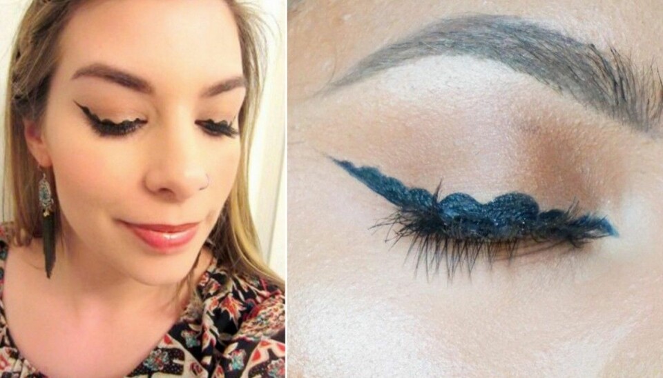 Sommarens stora sminktrend är bubblig eyeliner