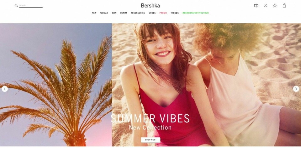 Bershka har öppnat sin webbshop i Sverige. Bershka har öppnat sin webbshop i Sverige.