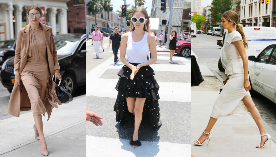 Inspireras av Gigi Hadids 17 bästa sommaroutfits