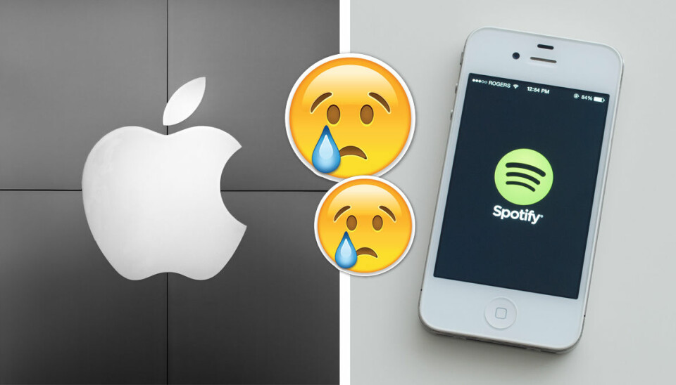 Efter storbråket: Apple stoppar Spotify