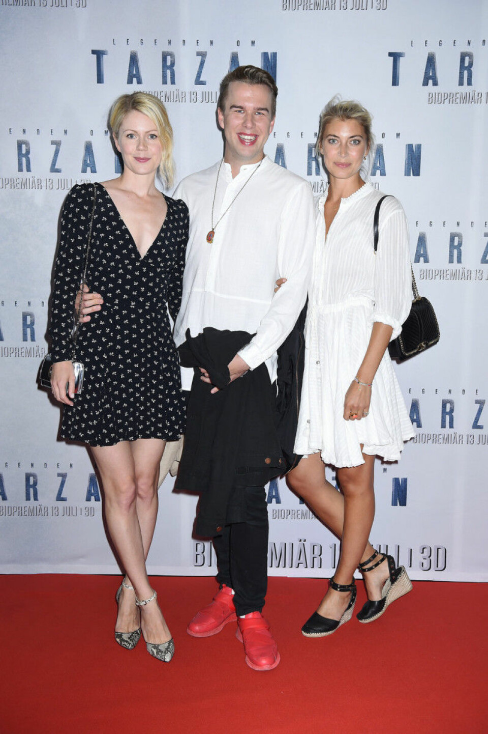 Hanna Alström, Farao Groth och Cissi Forss.
