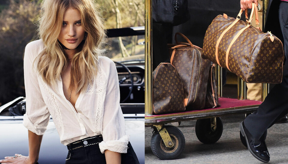 Modellens smarta knep för att packa lagom på semestern